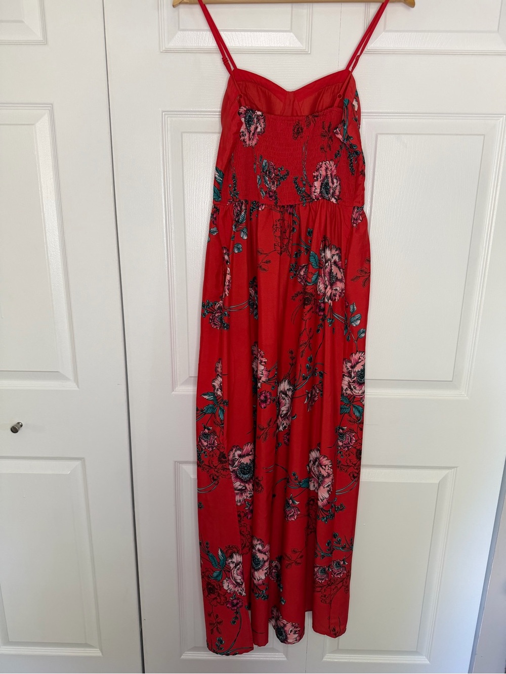 Band Of Gypsies Collective Floral Print Maxi Dress Strap Boho Fairy Flowy Sz M - Picture 2 of 8